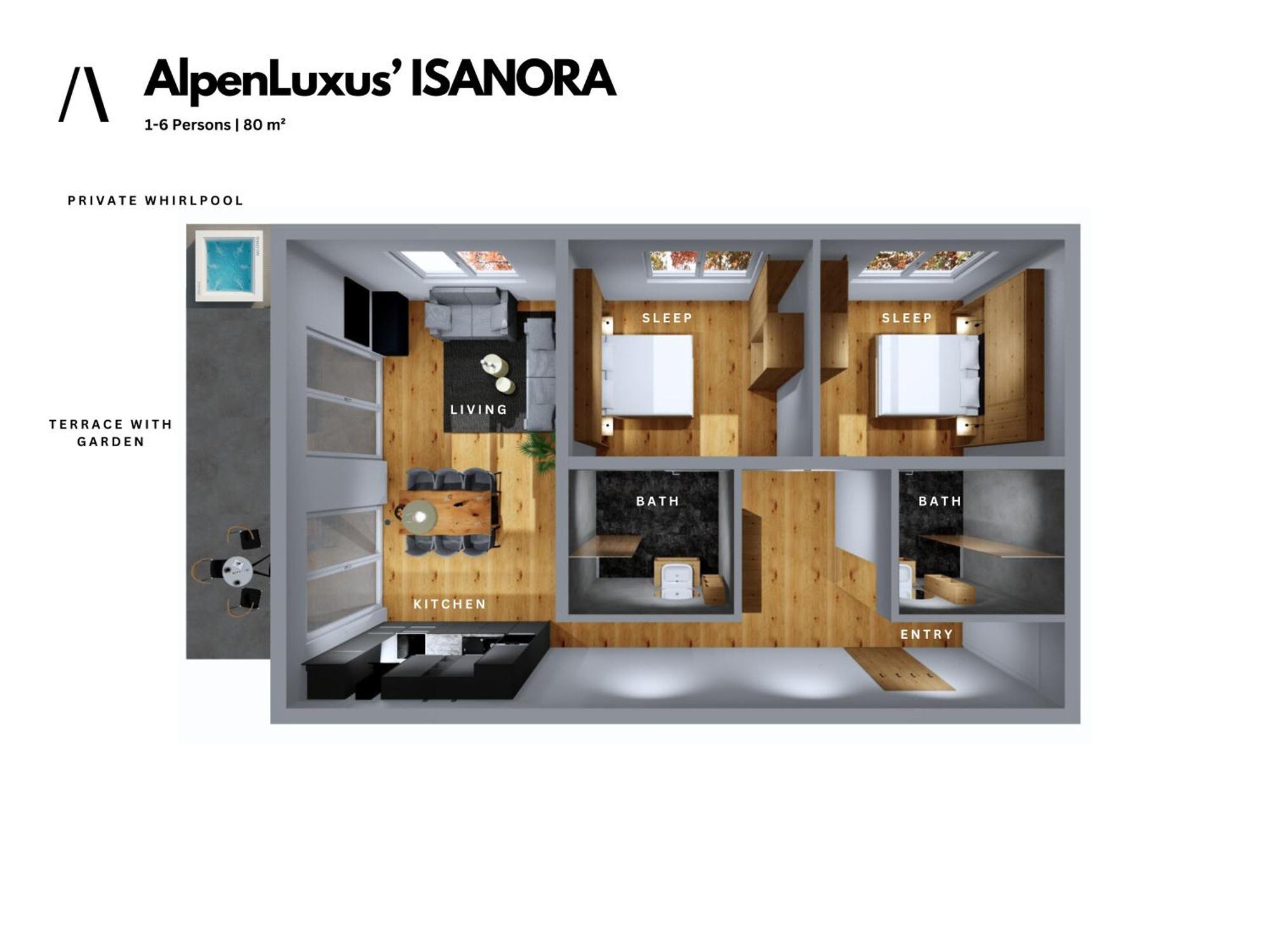Isanora - Garden & Private Whirlpool By Alpenluxus Appartements Фюген Екстер'єр фото